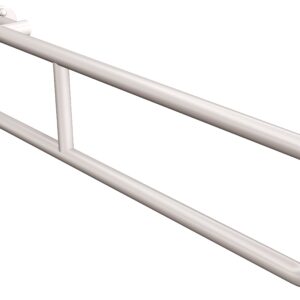 Uchwyt półokrągły stały 75cm ANDEX Bez Barier 800/75B stal nierdzewna biały