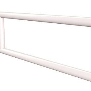 Uchwyt półokrągły stały 75cm z płytą ANDEX Bez Barier 819/75B stal nierdzewna biały