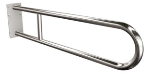 Uchwyt półokrągły stały 75cm z płytą ANDEX Bez Barier 819/75CC stal nierdzewna polerowana