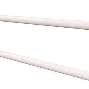 Uchwyt półokrągły stały 80cm z płytą ANDEX Bez Barier 819/80B stal nierdzewna biały