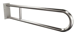 Uchwyt półokrągły stały 80cm z płytą ANDEX Bez Barier 819/80CC stal nierdzewna polerowana