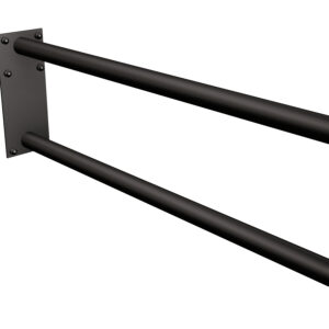 Uchwyt półokrągły stały 80cm z płytą Ø32 ANDEX Bez Barier 827/80NG stal nierdzewna czarny