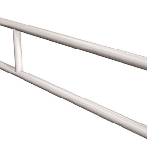 Uchwyt półokrągły stały 85cm ANDEX Bez Barier 800/85B stal nierdzewna biały