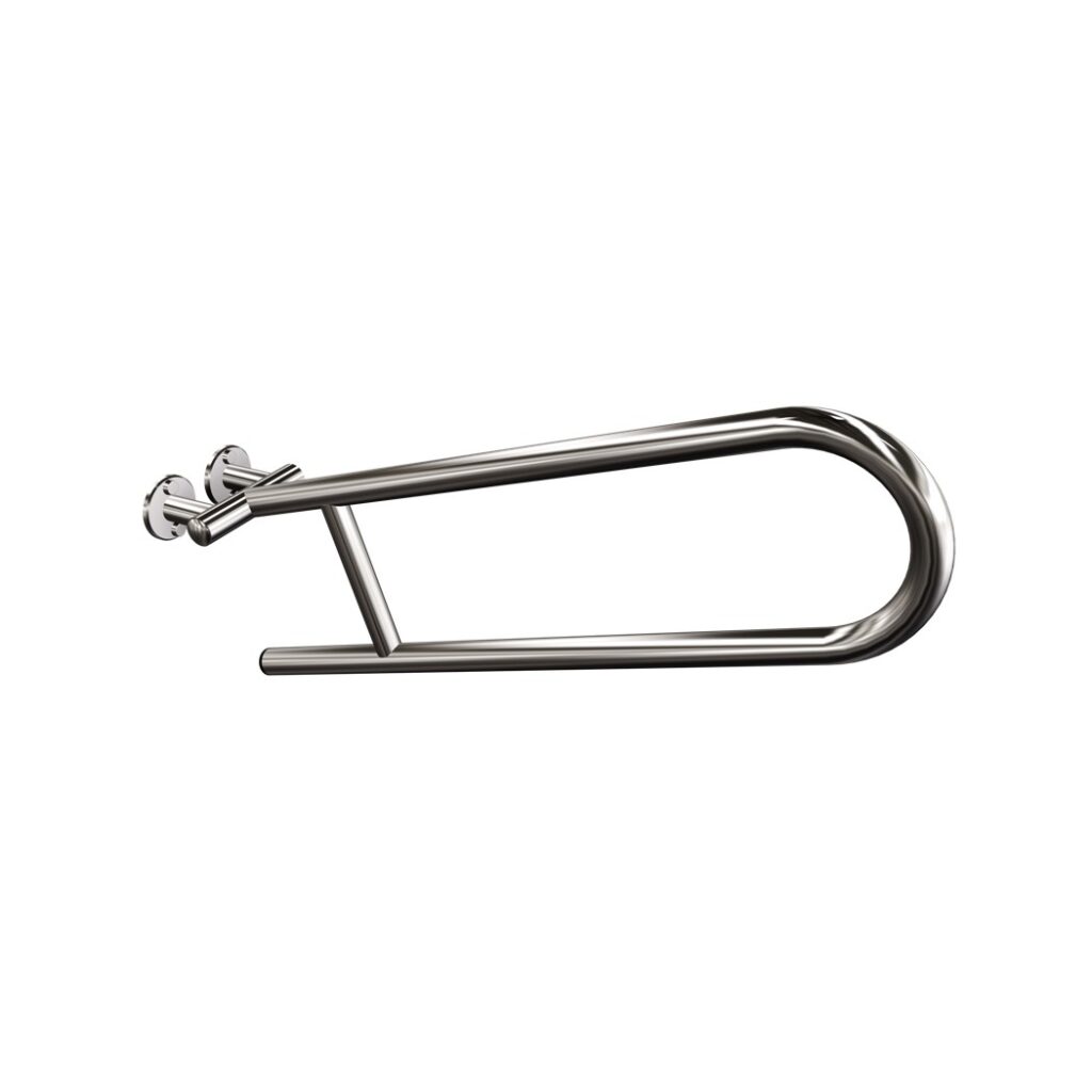 Uchwyt półokrągły uchylny 60cm ANDEX Bez Barier 801CC stal nierdzewna polerowana