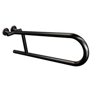 Uchwyt półokrągły uchylny 60cm ANDEX Bez Barier 801NG stal nierdzewna czarny