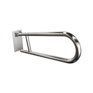 Uchwyt półokrągły uchylny 60cm z płytą ANDEX Bez Barier 820CC stal nierdzewna polerowana