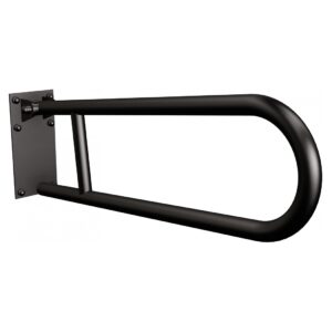 Uchwyt półokrągły uchylny 60cm z płytą ANDEX Bez Barier 820NG stal nierdzewna czarny