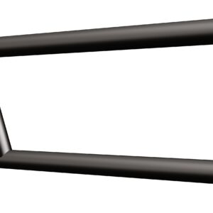 Uchwyt półokrągły uchylny 70cm ANDEX Bez Barier 801/70NG stal nierdzewna czarny