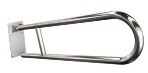 Uchwyt półokrągły uchylny 70cm z płytą ANDEX Bez Barier 820/70CC stal nierdzewna polerowana