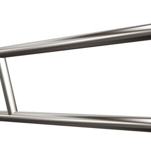 Uchwyt półokrągły uchylny 70cm z płytą ANDEX Bez Barier 820/70CC stal nierdzewna polerowana