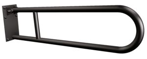 Uchwyt półokrągły uchylny 70cm z płytą ANDEX Bez Barier 820/70NG stal nierdzewna czarny