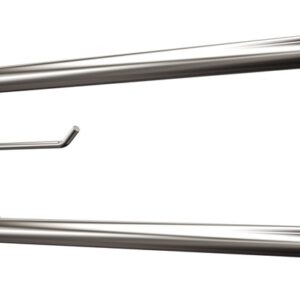 Uchwyt półokrągły uchylny 70cm z płytą i wieszakiem na papier ANDEX Bez Barier 820/W/70CC stal nierdzewna polerowana