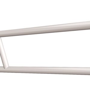 Uchwyt półokrągły uchylny 75 cm ANDEX Bez Barier 801/75B stal nierdzewna biały