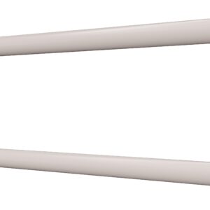 Uchwyt półokrągły uchylny 75cm z płytą ANDEX Bez Barier 820/75B stal nierdzewna biały