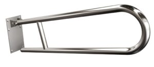 Uchwyt półokrągły uchylny 75cm z płytą ANDEX Bez Barier 820/75CC stal nierdzewna polerowana