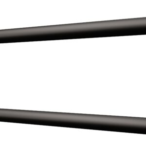 Uchwyt półokrągły uchylny 75cm z płytą ANDEX Bez Barier 820/75NG stal nierdzewna czarny