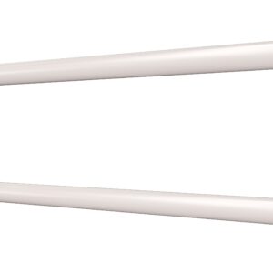 Uchwyt półokrągły uchylny 85cm ANDEX Bez Barier 801/85B stal nierdzewna biały