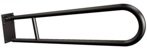 Uchwyt półokrągły uchylny 85cm z płytą ANDEX Bez Barier 820/85NG stal nierdzewna czarny
