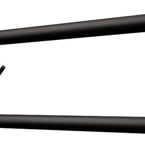 Uchwyt półokrągły uchylny 85cm z płytą i wieszakiem na papier ANDEX Bez Barier 820/W/85NG stal nierdzewna czarny