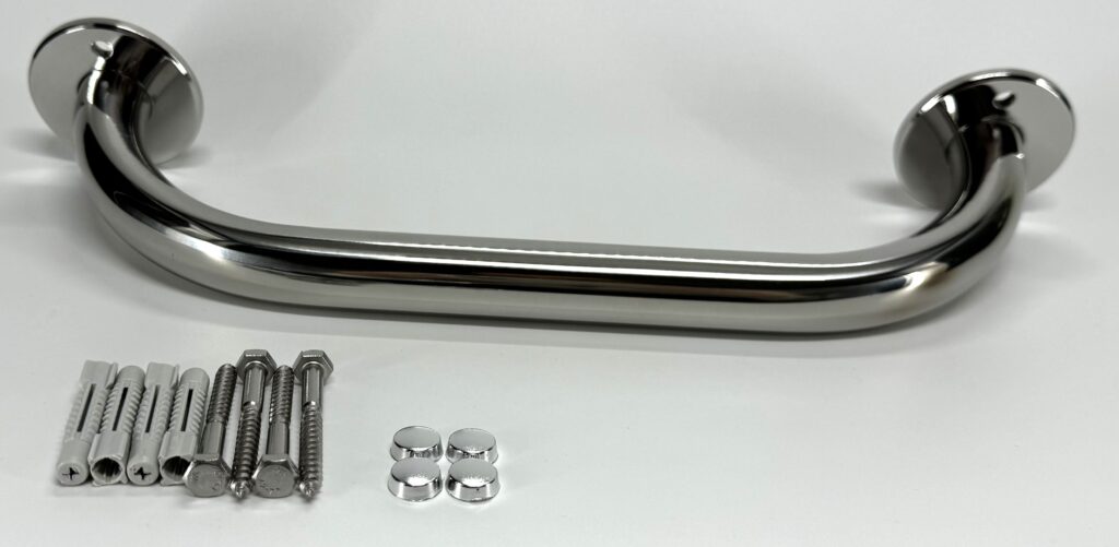 Uchwyt prosty 30cm Ø25 ANDEX Bez Barier 821CC stal nierdzewna polerowana