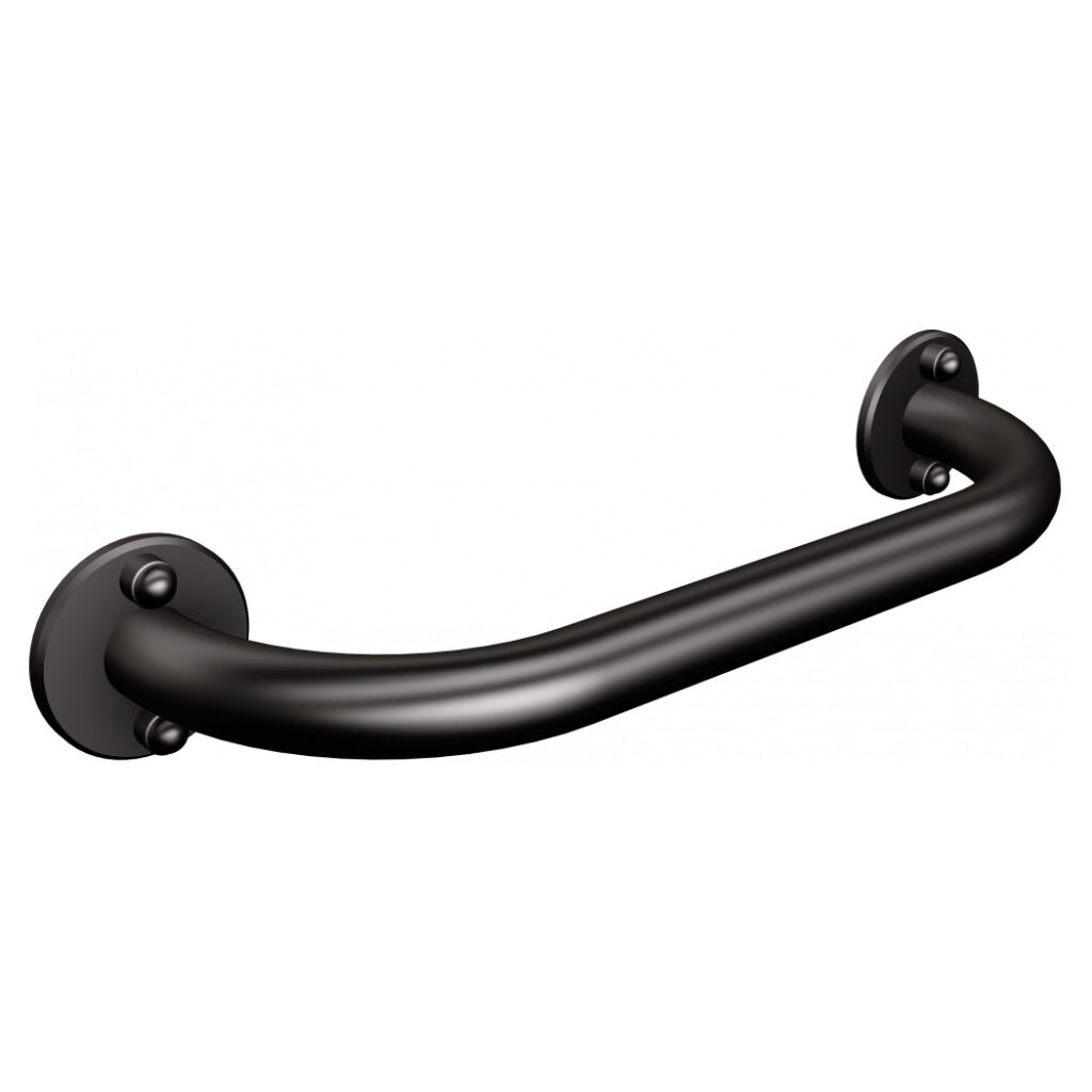 Uchwyt prosty 30cm Ø25 ANDEX Bez Barier 821NG stal nierdzewna czarny