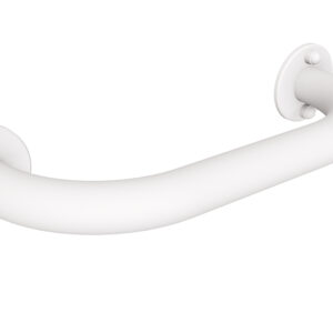 Uchwyt prosty 30cm Ø32 ANDEX Bez Barier 842/30B stal nierdzewna biały