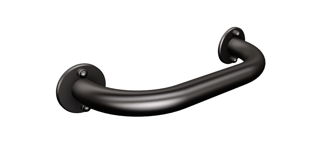 Uchwyt prosty 30cm Ø32 ANDEX Bez Barier 842/30NG stal nierdzewna czarny