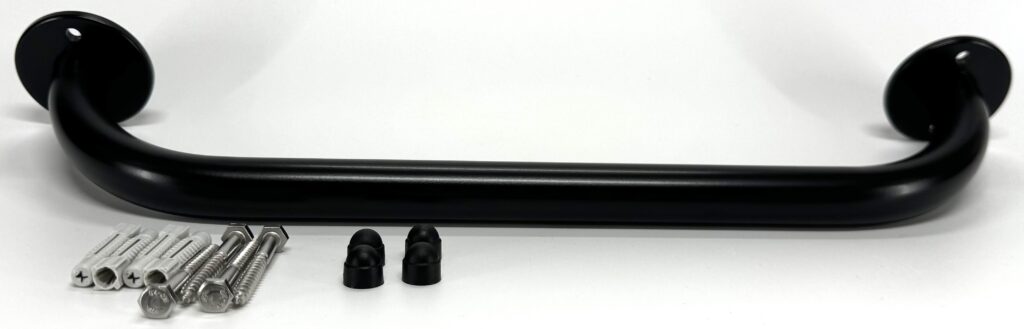 Uchwyt prosty 40cm Ø25 ANDEX Bez Barier 822/40NG stal nierdzewna czarny