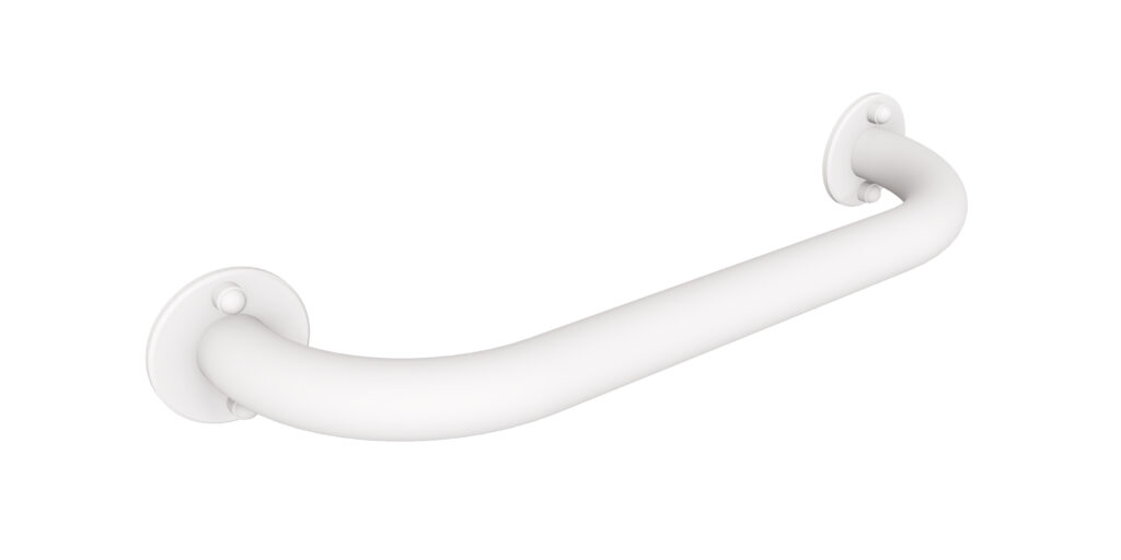 Uchwyt prosty 40cm Ø32 ANDEX Bez Barier 842/40B stal nierdzewna biały