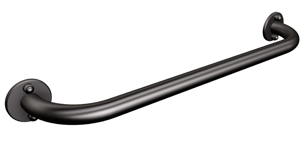 Uchwyt prosty 50cm Ø25 ANDEX Bez Barier 822/50NG stal nierdzewna czarny