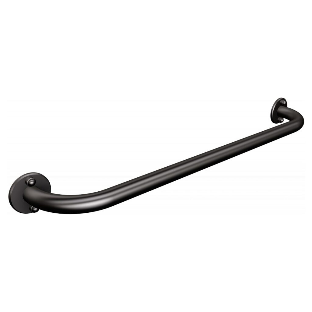 Uchwyt prosty 60cm Ø25 ANDEX Bez Barier 822/60NG stal nierdzewna czarny