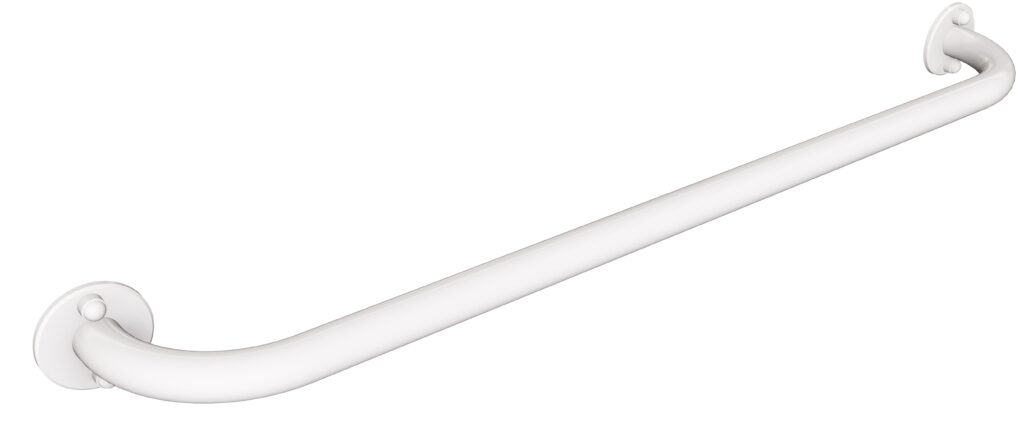 Uchwyt prosty 70cm Ø25 ANDEX Bez Barier 822/70B stal nierdzewna biały