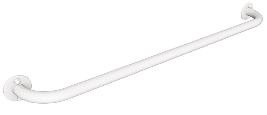 Uchwyt prosty 80cm Ø25 ANDEX Bez Barier 822/80B stal nierdzewna biały