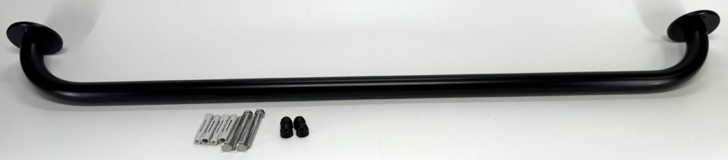 Uchwyt prosty 80cm Ø25 ANDEX Bez Barier 822/80NG stal nierdzewna czarny