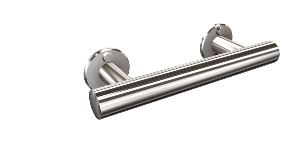 Uchwyt prosty prysznicowy 26,5 cm Ø32 ANDEX Bez Barier 843/265CC stal nierdzewna polerowana