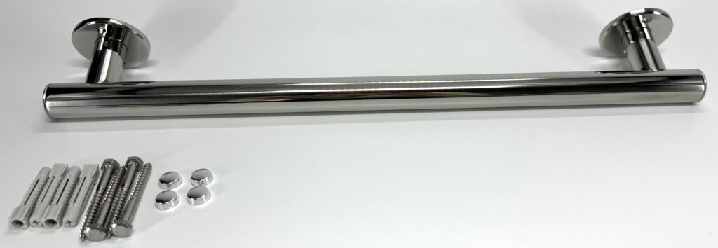 Uchwyt prosty prysznicowy 36,5cm ANDEX Bez Barier 804/365CC stal nierdzewna polerowana