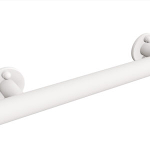 Uchwyt prosty prysznicowy 37cm Ø32 ANDEX Bez Barier 843/370B stal nierdzewna biały