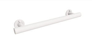 Uchwyt prosty prysznicowy 47cm Ø32 ANDEX Bez Barier 843/470B stal nierdzewna biały