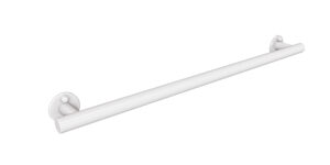 Uchwyt prosty prysznicowy 67cm ANDEX Bez Barier 804/670B stal nierdzewna biały