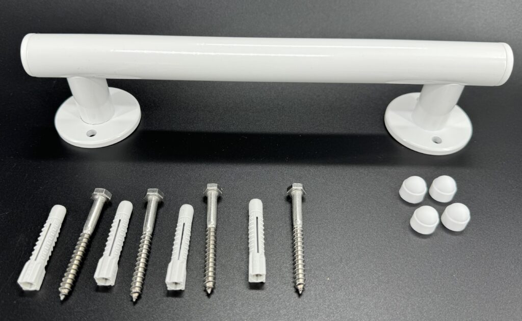 Uchwyt prysznicowy długi ANDEX Classic 023B biały