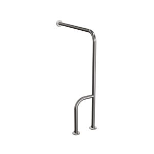 Uchwyt ścienno-podłogowy lewy 60×80 cm ANDEX Bez Barier 813/L/CC stal nierdzewna polerowana