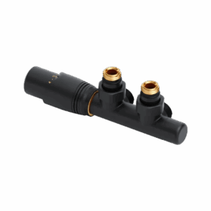 Volaro 2.0 zestaw zintegrowany termostat grzejnikowy lewy, czarny mat