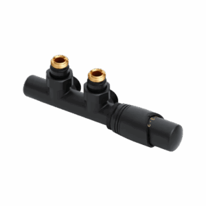 Volaro 2.0 zestaw zintegrowany termostat grzejnikowy prawy, czarny mat