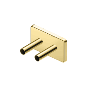 Volaro zestaw maskujący do zaworów grzejnikowych, złoty połysk