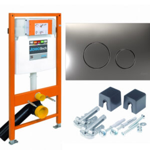 JOMO/WERIT JOMOTech STELAŻ WC H=1120 + WSPORNIK + PRZYCISK SWITCH CHROM MATOWY 103-000000082