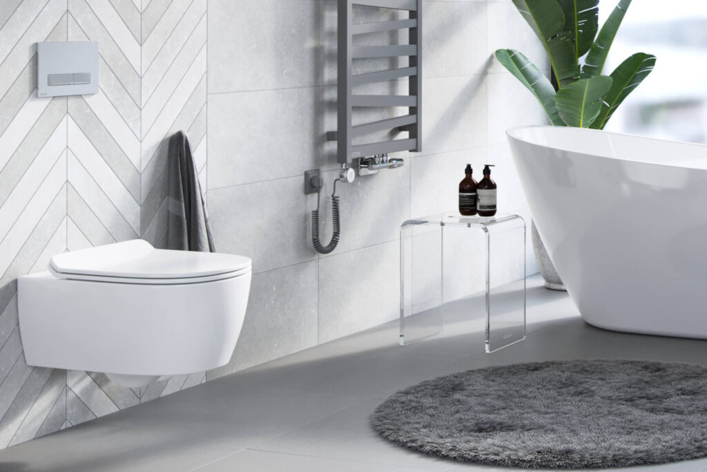 Westa grzałka elektryczna 400W, chrom