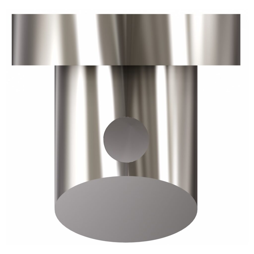 Wieszak 1-hakowy ANDEX Novel 923SG stal nierdzewna polerowana