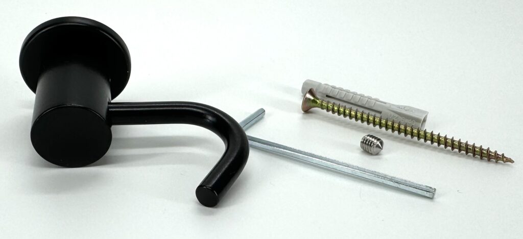 Wieszak 1-hakowy ANDEX Sanibella 509NG czarny