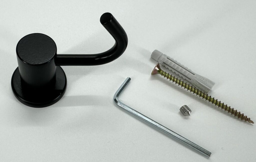 Wieszak 1-hakowy ANDEX Sanibella 509NG czarny