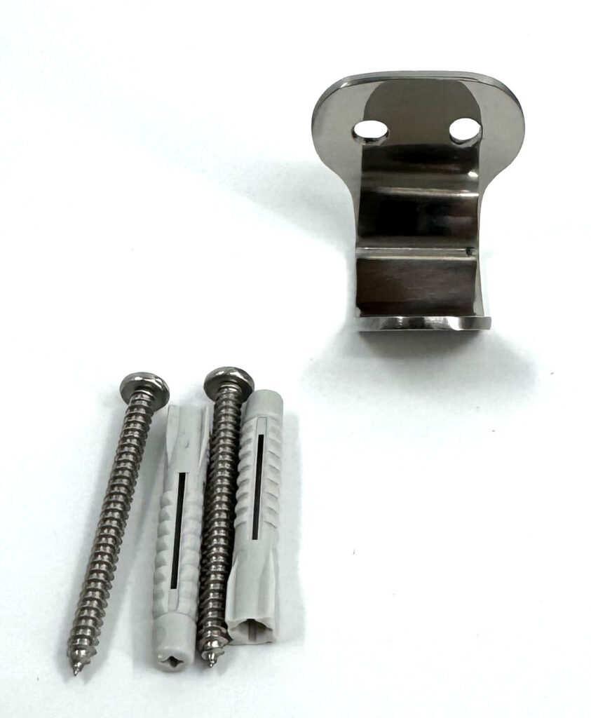 Wieszak 1-hakowy ANDEX Technic 327SG stal nierdzewna polerowana